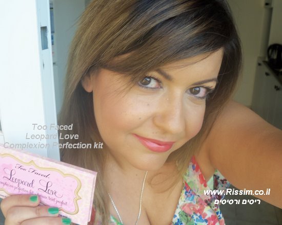 my makeup with Too Faced Leopard Love Complexion Perfection kit