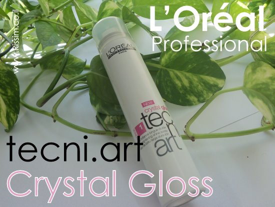 Lorael Professional Tecni Art Crystal Gloss - ספריי ברק לשיער
