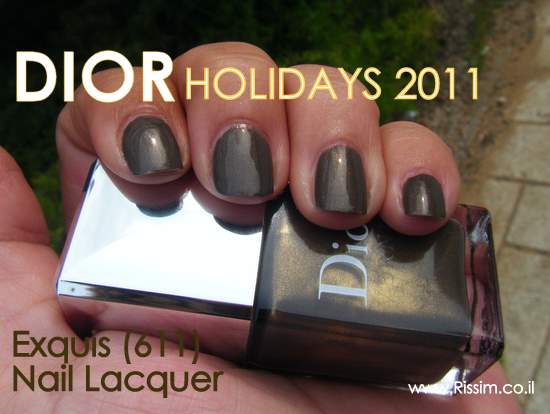 Dior Exquis 611 NAIL LACQUER holidays 2011