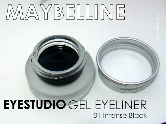 MAYBELLINE EYE STUDIO GEL EYELINER 01 Intense Black