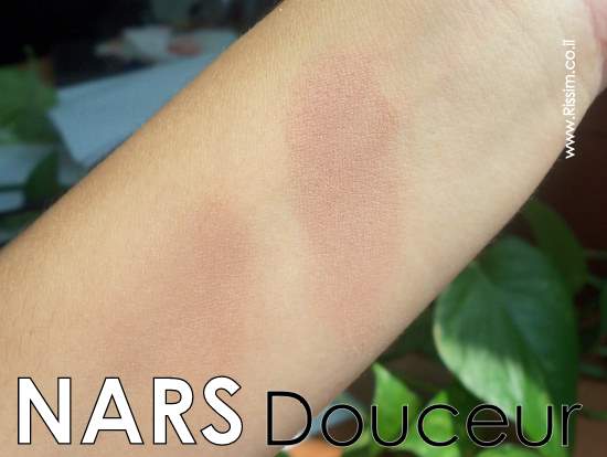NARS Douceur Blush SWATCHES