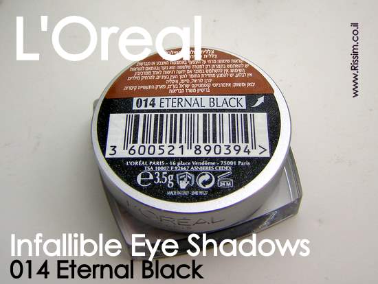 LOreal Infallible Eyeshadows 14 Eternal Black