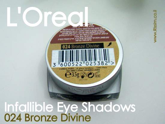 LOreal Infallible Eyeshadows 24 Bronze Divine