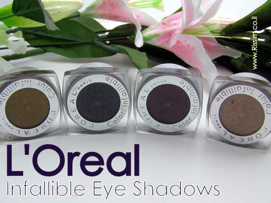 L'Oreal Infallible Eyeshadows