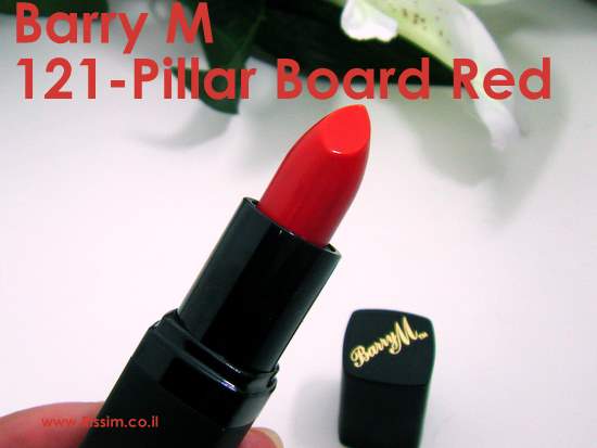 Barry M 121 - Pillar Board Red
