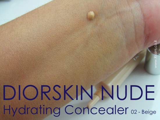 DiorSkin Nude concealer 02 swatches