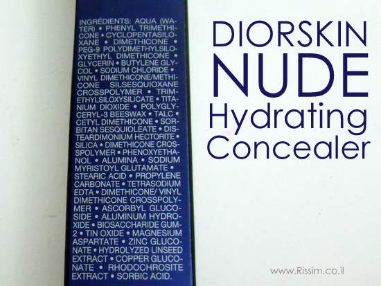DiorSkin Nude concealer ingredients