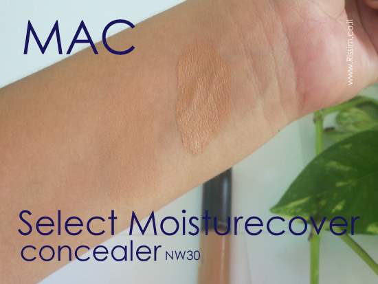 MAC Select Moisturecover Concealer NW30 SWATCHES
