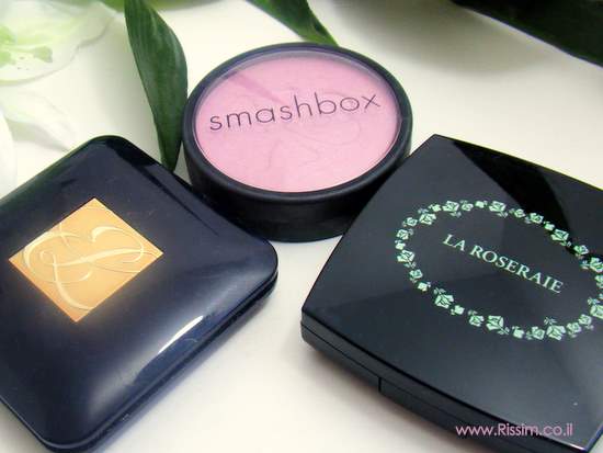 3 pale pink blushes-shimmers