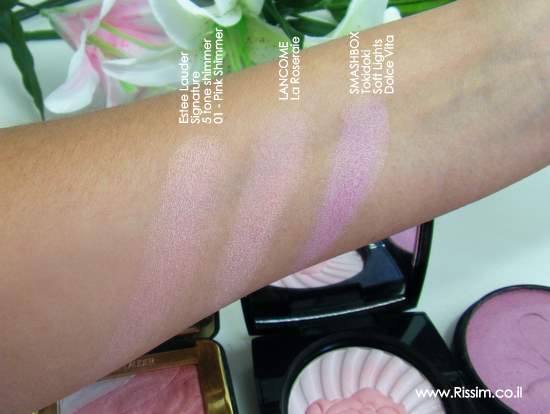3pale pink blushes-shimmers