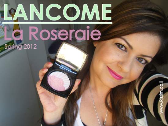 my makeup with LANCOME La Roseraie