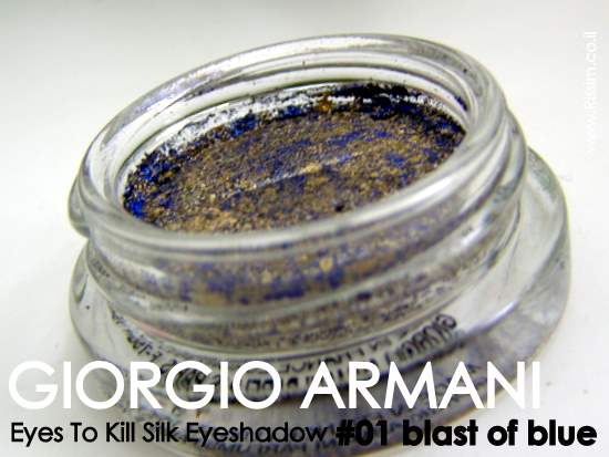 GIORGIO ARMANI Eyes To Kill Silk Eye Shadow - # 01 blast of blue 