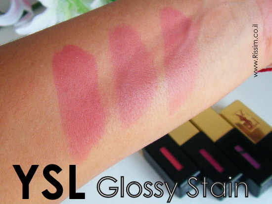 YSL GLOSSY STAINS 12, 14, 16, 17