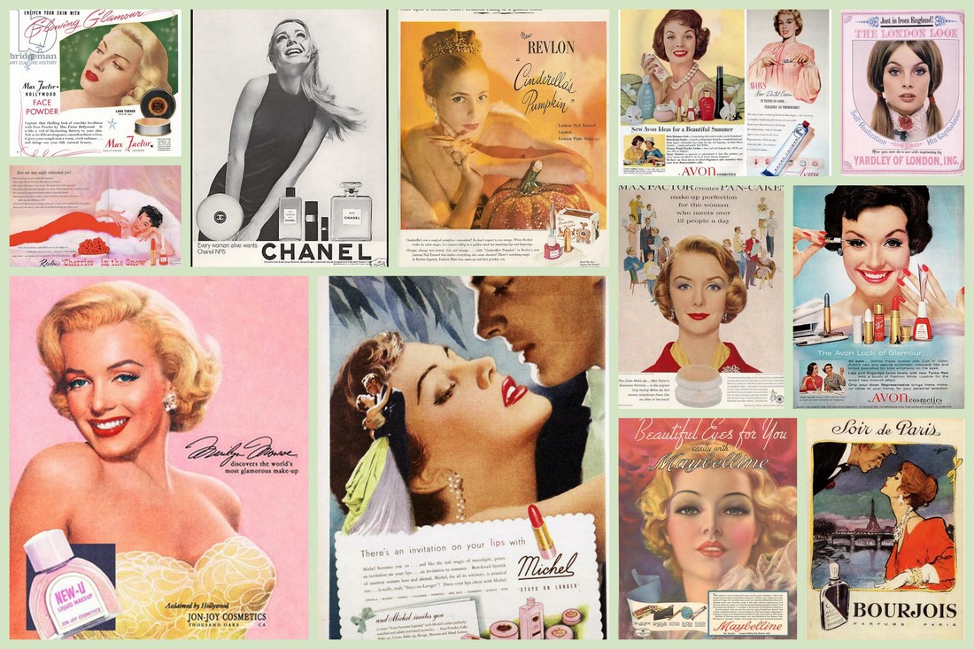 vintage cosmetic ads