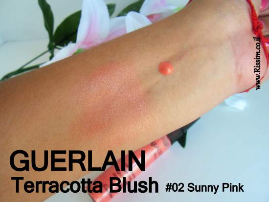 Guerlain Terracotta Blush 02 Sunny Pink swatches