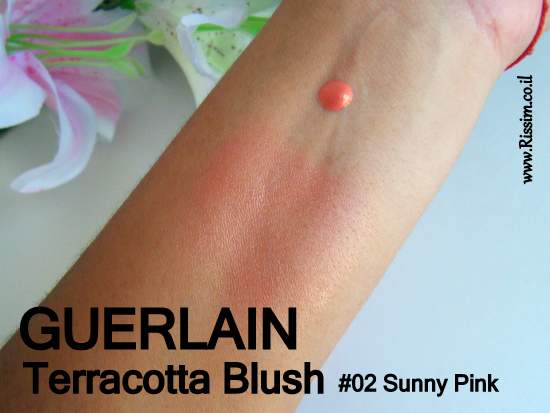 Guerlain Terracotta Blush 02 Sunny Pink swatches