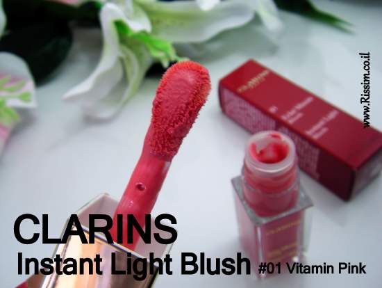 clarins instant light blush 01-vitamin pink