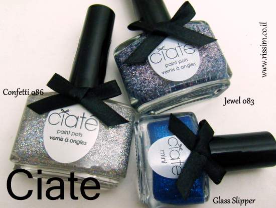 CIATE Confetti, jewel and Glass Slipper