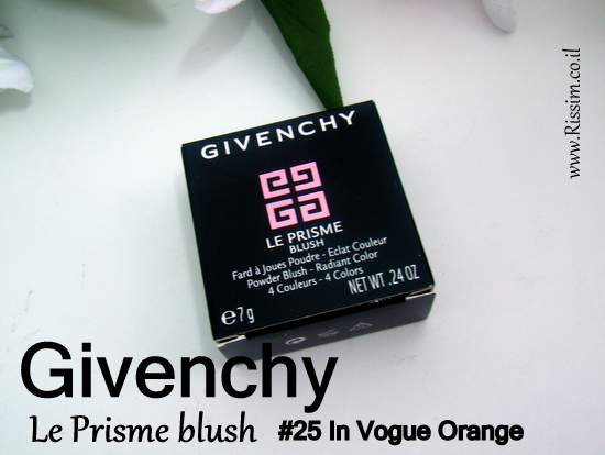 Givenchy Le Prisme blush #25 In Vogue Orange