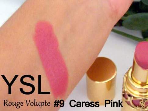 YSL Rouge Volupte #9 Caress Pink 