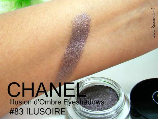 CAHNEL Illusion d'Ombre Eyeshadows 83 ILUSOIRE swatches 