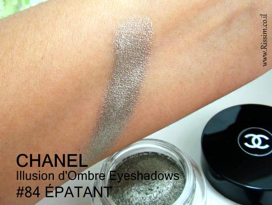 CAHNEL Illusion d'Ombre Eyeshadows 84 ÉPATANT swatches