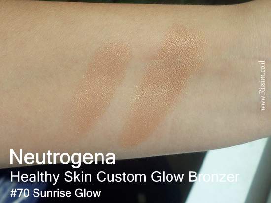 Neutrogena Healthy Skin Custom Glow Bronze #70 Sunrise Glow swatches