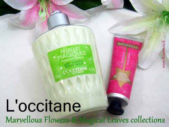 L'occitane Marvellous Flowers & Magical Leaves collections