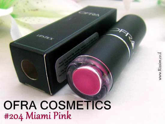Ofra Cosmetics lipstick #204 Miami Pink