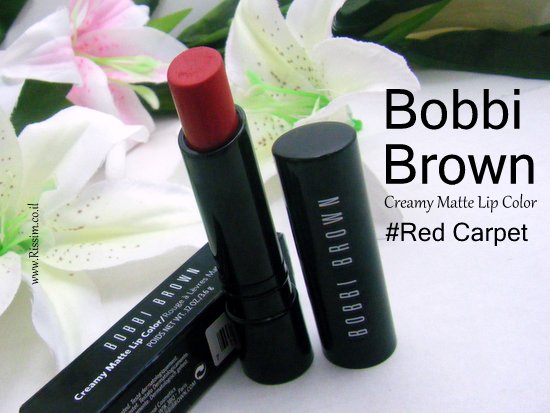 Bobbi Brown creamy matte lip color #Red Carpet