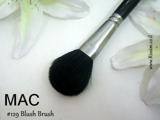 MAC 129 blush brush 2