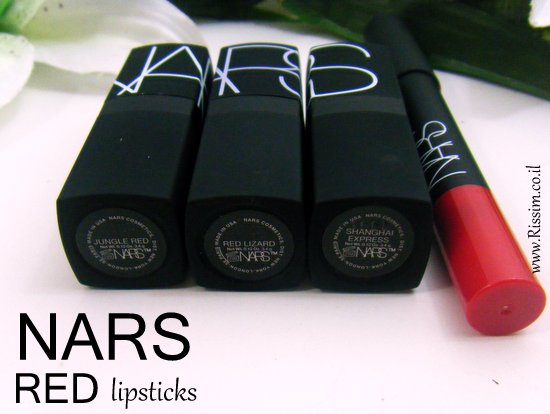 NARS red lipsticks