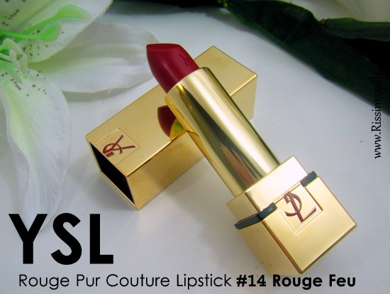 YSL Rouge Pur Couture Lipstick - #14 Rouge Feu 1