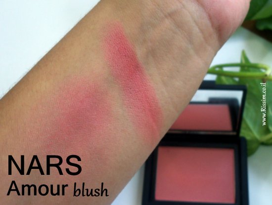 NARS Amour blush swatches