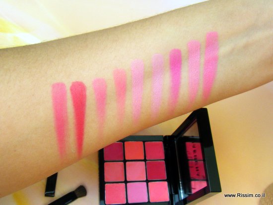 givenchy prismissime euphoric pink lip & cheek palette swatches