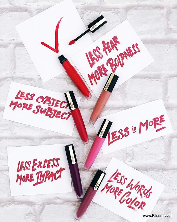 שפתון Rouge Signature Lipstick של לוריאל